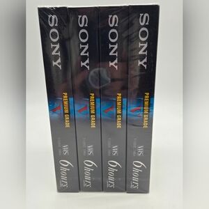 New Sony VHS/VCR Tapes